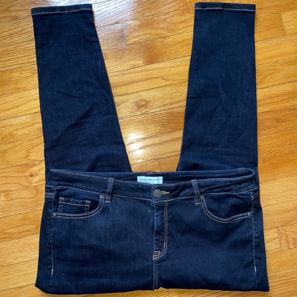 PLUS Lane Bryant Stretch Dark Wash Jeans